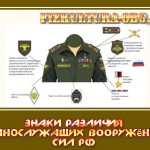 Знаки различия военнослужащих вооружённых сил РФ